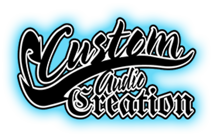 Custom Audio Creation glow logo