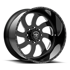 76 blade SS gloss black machined