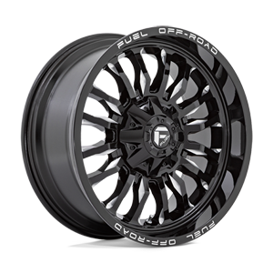 arc D795 gloss black milled