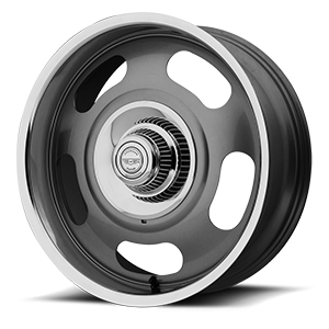 VN506 rally one-piece mag gray center with polished lip