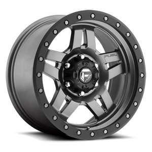 anza D558 matte gunmetal with black bead ring