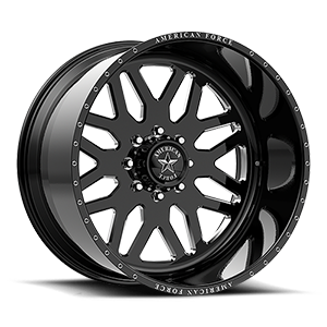 B02 traxx SS gloss black machined