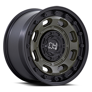 atlas olive drab green with black lip