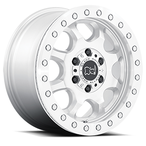 venture beadlock gloss silver with machined face