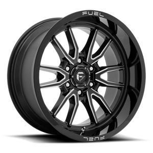 clash 6 D761 gloss black milled