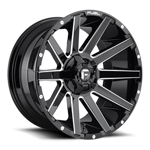 contra D615 gloss black and milled