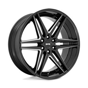 dirty dog S267 gloss black milled
