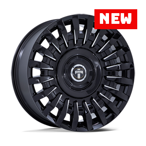 honcho DC272BE gloss black milled