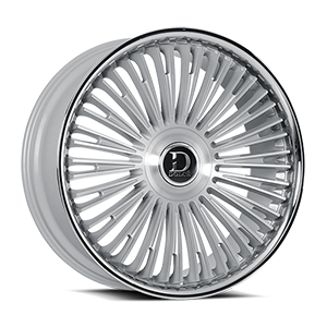 razzo glossy silver brush face stainless