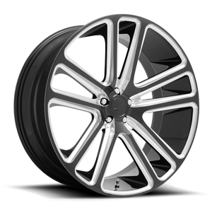 flex S255 gloss black milled