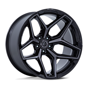 flux 5 FC854BT gloss black brushed with gray tint