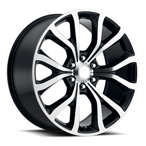 FR 52 gloss black machined face