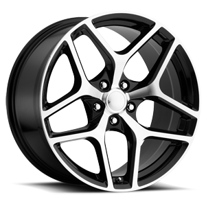 FR 27 gloss black machined face