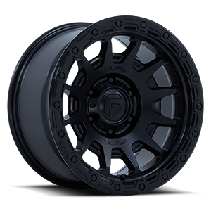 fortress FC884 matte black with gloss black lip