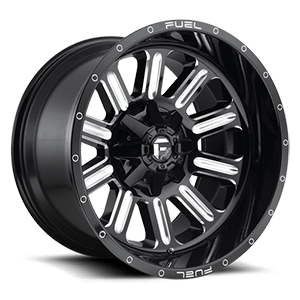 hardline D620 gloss black and milled
