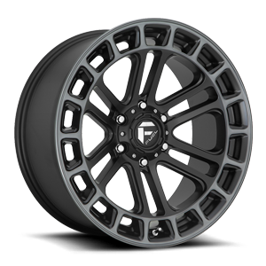 heater D720 matte black machined double dark tint