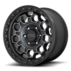 KM545 trek satin black machined with gray tint