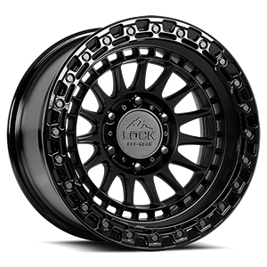 mojave matte black with gloss black ring