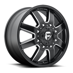 maverick dually front D538 matte black milled