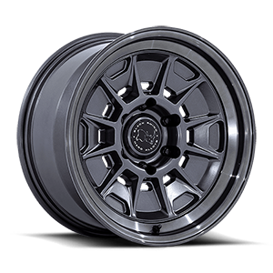 BR021 mondo matte gunmetal with gloss gray lip