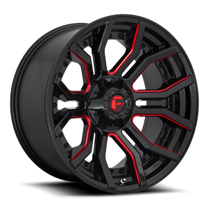 rage D712 gloss black with candy red