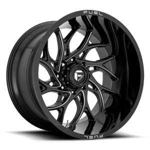 runner D741 gloss black and milled