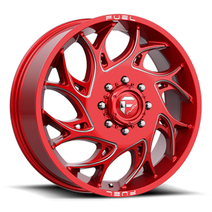 runner dually front D742 candy red and milled