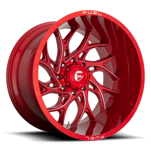 runner D742 candy red and milled