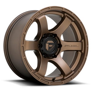 fuel 1-piece wheels rush D818 textured bronze