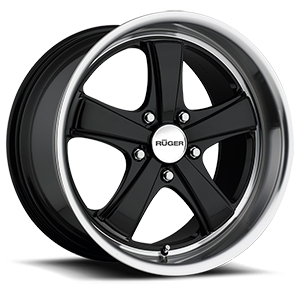 classic black with brushed silver lip