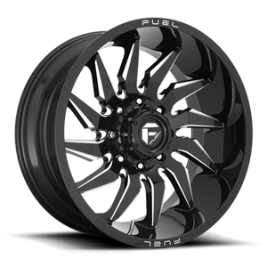 saber D744 gloss black and milled