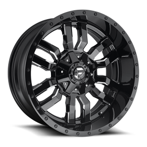 sledge D595 gloss black and milled