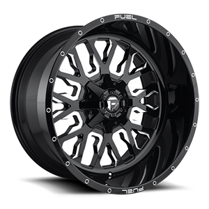 stroke D611 gloss black and milled