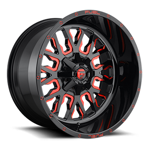 stroke D612 gloss black with candy red