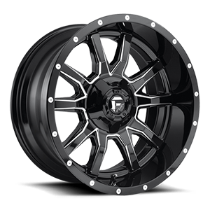 vandal D627 gloss black and milled