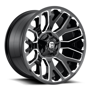 warrior D623 gloss black and milled