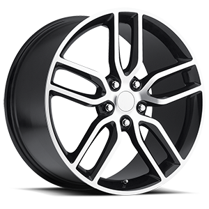 FR 26 gloss black machined face