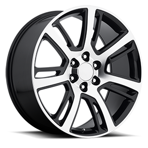 FR 48 gloss black machined face