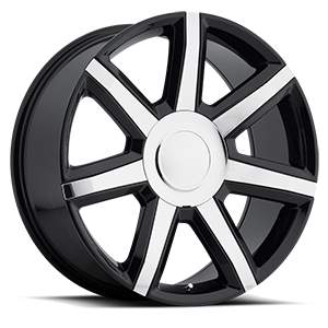 FR 56 gloss black with chrome inserts