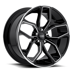 outkast F150 gloss black and milled