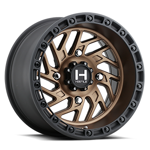H116 jigsaw UTV matte bronze center black ring