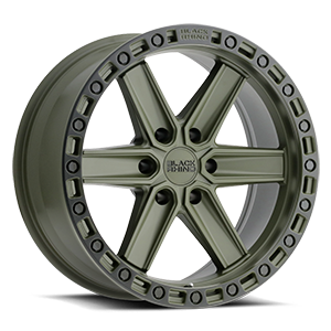 henderson OD green with black lip edge and black bolts