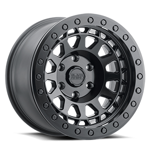 primm beadlock matte black with black bolts