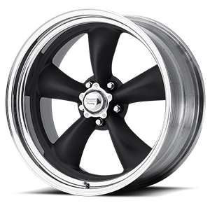 VNB405 custom torq thrust II hot rod black with polished lip