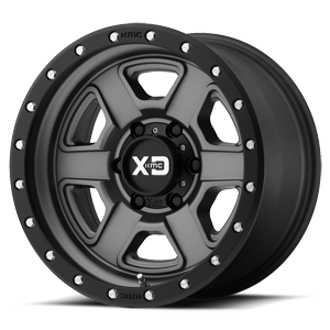 XD133 fusion off-road satin gray with satin black lip