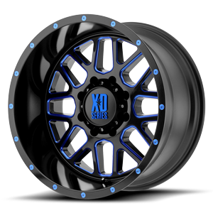 XD820 grenade satin black milled with blue tinted clear coat