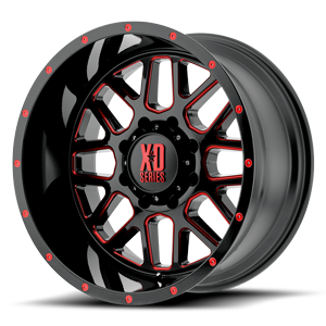 XD820 grenade satin black milled with red tinted clear coat