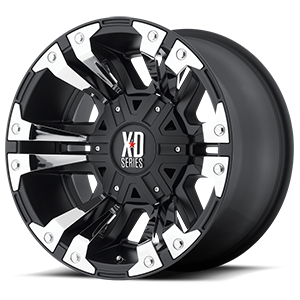 XD822 monster II satin black with chrome inserts