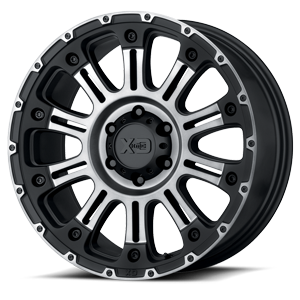 XD829 hoss II satin black machined with gray tint