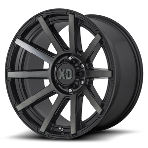 XD847 outbreak satin black with grey tinted clear coat